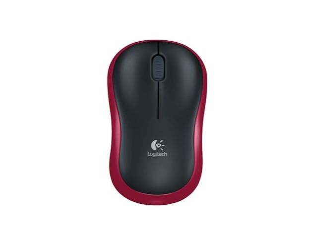 SOURIS LOGITECH SANS FIL M185 ROUGE (910-002237)