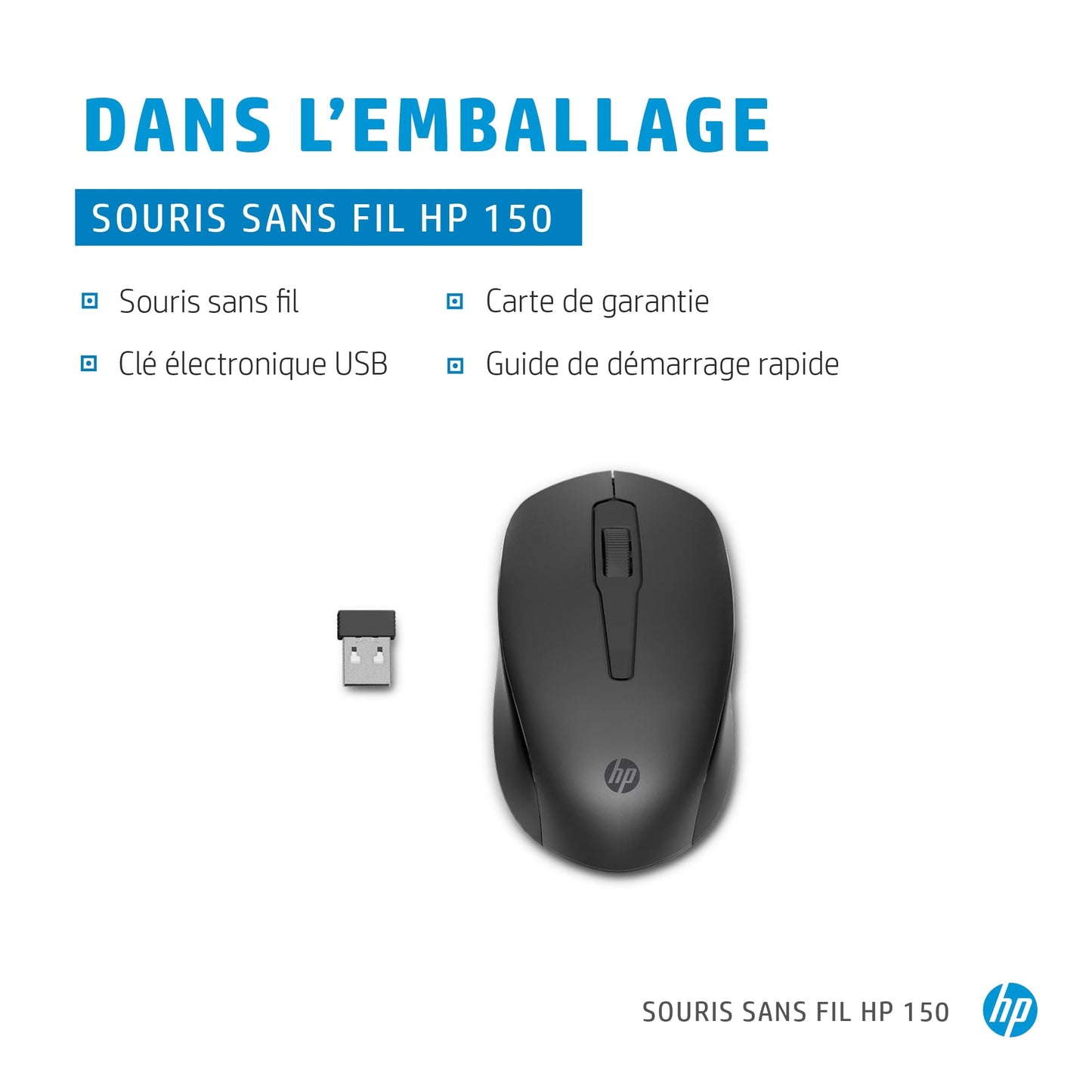 Souris sans fil HP 150 (2S9L1AA)