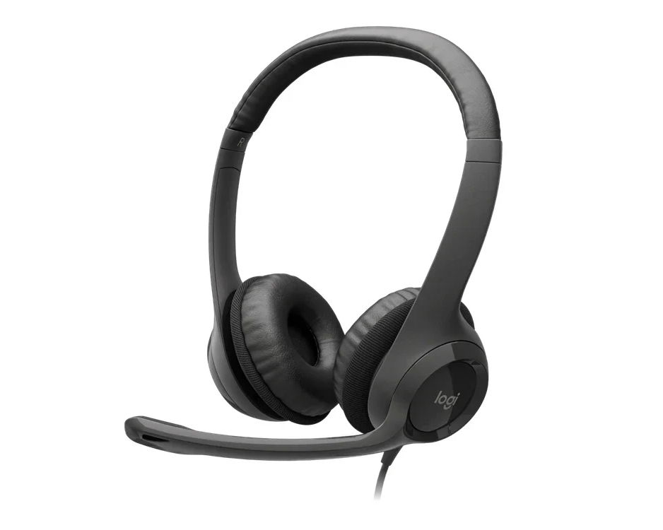 Logitech H390 Noir Casque filaire USB Stéréo antibruit (981-000406)