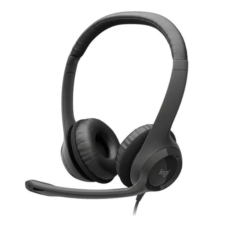 Logitech H390 Noir Casque filaire USB Stéréo antibruit (981-000406)