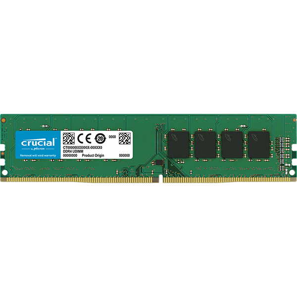 BARRETTE MEMOIRE CRUCIAL 8GB DDR5 4800MHz UDIMM PC BUREAU