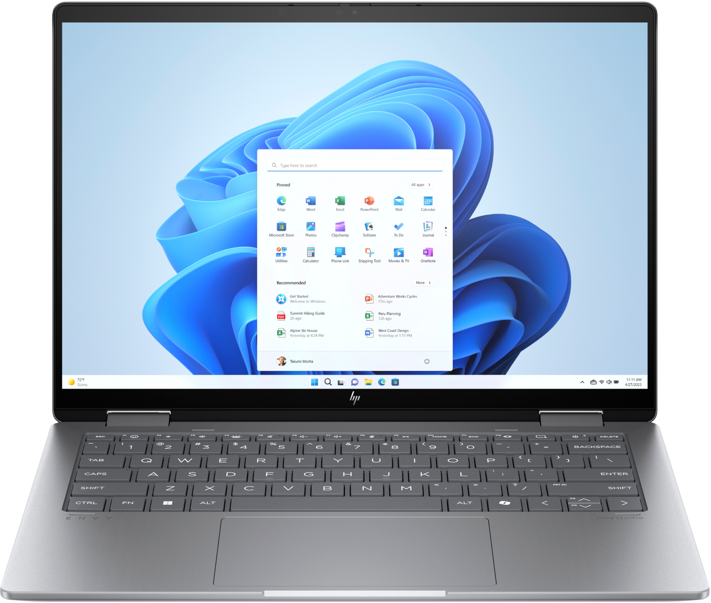 Ordinateur portable Convertible HP Envy x360 2-en-1 14-fc0003nk (AY2T4EA)