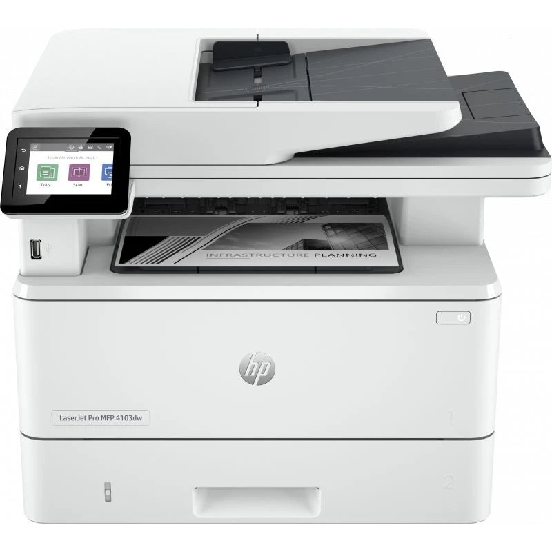 Imprimante Multifonction Laser Monochrome HP LaserJet Pro 4103dw (2Z627A)