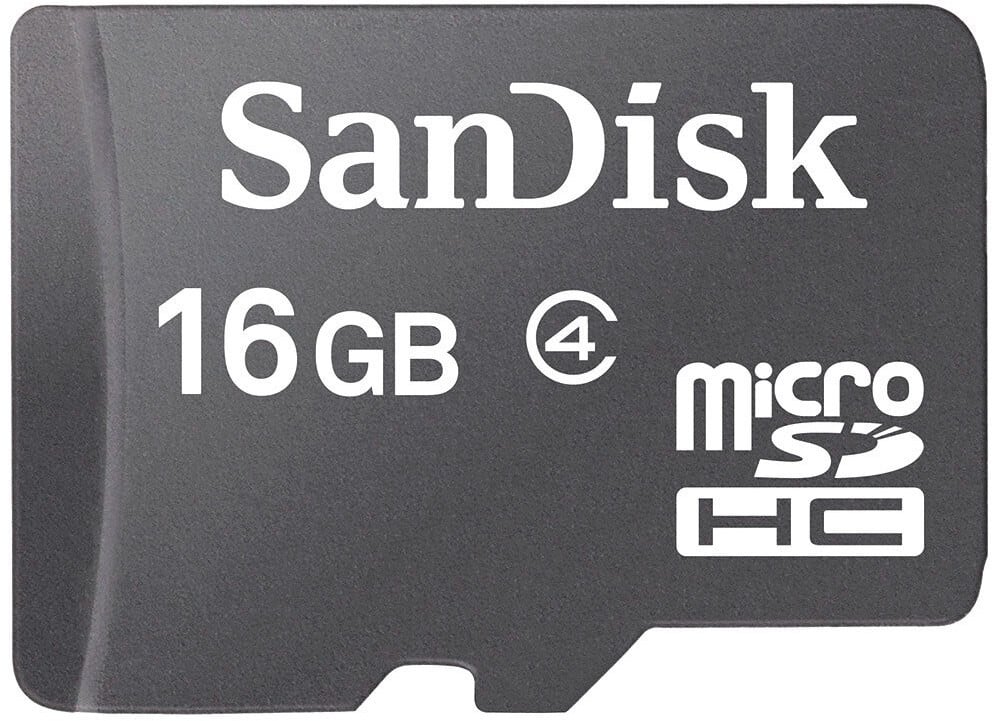 Carte Mémoire MicroSDHC SanDisk 16 Go (SDSDQM-016G-B35)