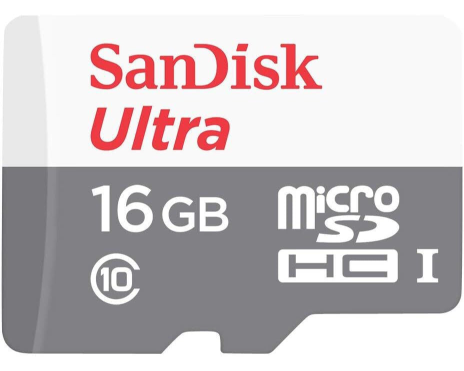 Carte Mémoire SanDisk Ultra 16 Go (SDSQUNS-016G-GN3MN)