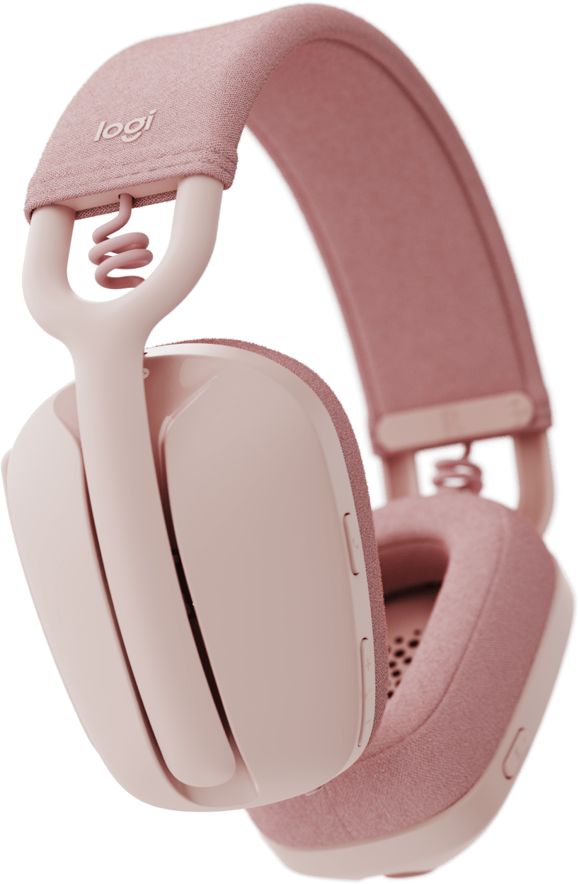 Casque sans fil Logitech Zone Vibe 100 - Rose (981-001224)