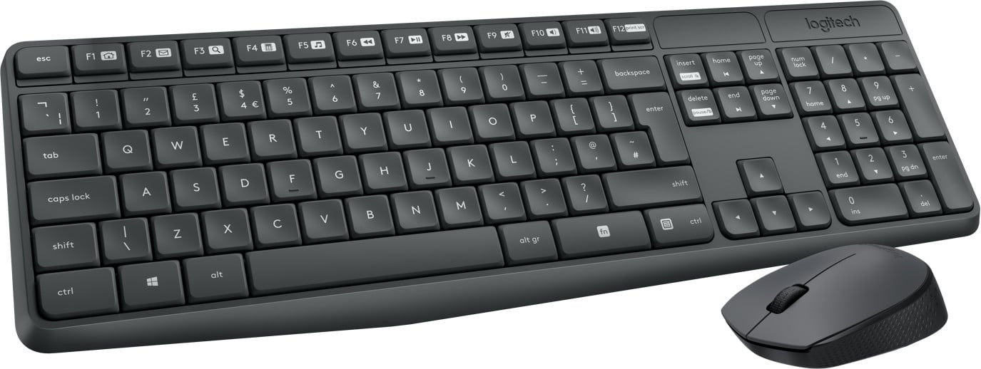 Clavier et souris sans fil Logitech MK235 (AZERTY Français)