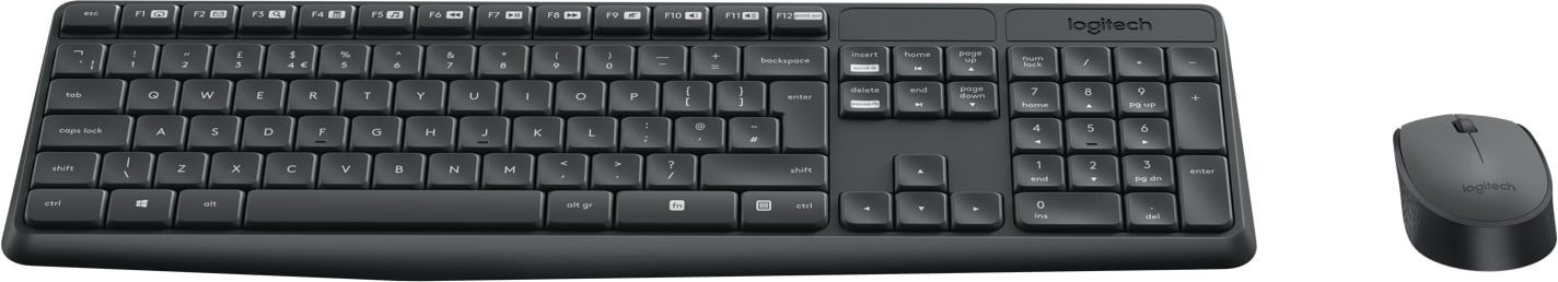 Clavier et souris sans fil Logitech MK235 (AZERTY Français)