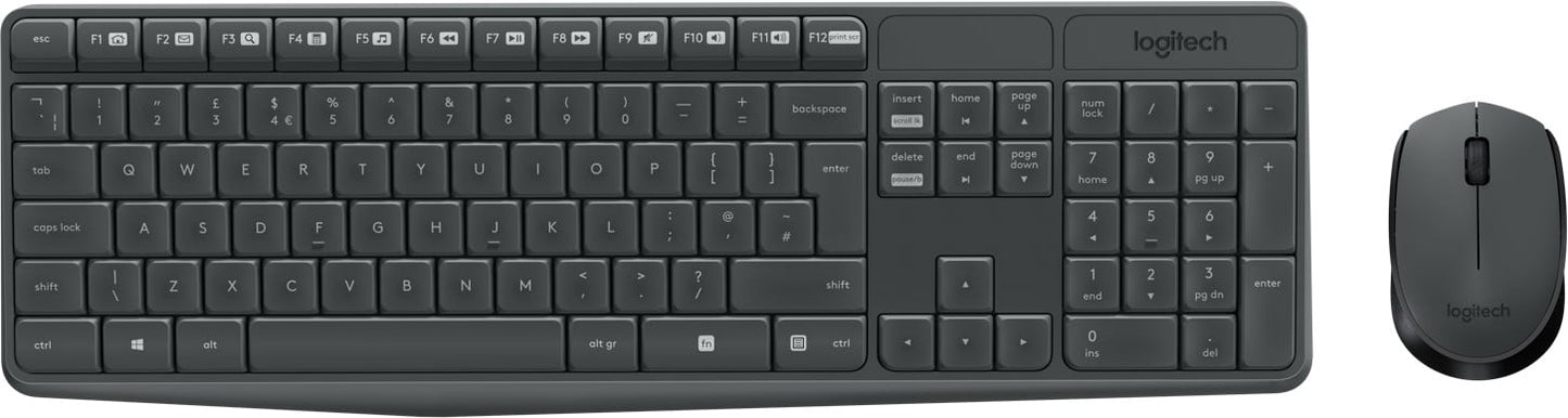 Clavier et souris sans fil Logitech MK235 (AZERTY Français)