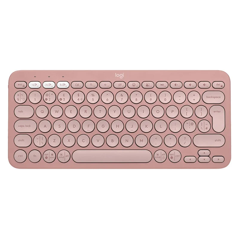 Clavier sans fil Logitech Pebble Keys 2 K380s - Tons de rose (Azerty)