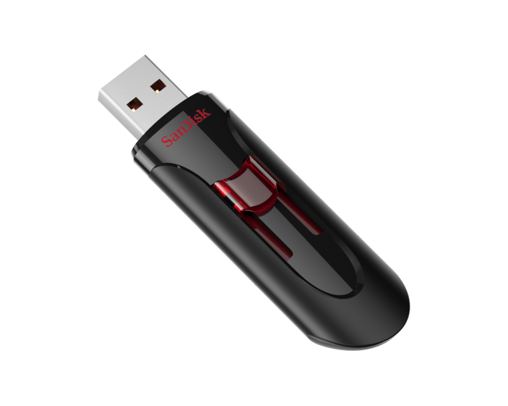 CLE USB SANDISK CRUZER GLIDE 64GO 3.0 NOIR