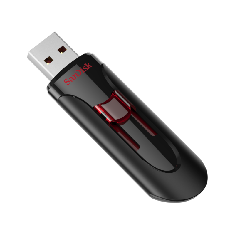 CLE USB SANDISK CRUZER GLIDE 64GO 3.0 NOIR