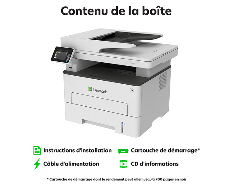 Imprimante Multifonction Laser Monochrome Lexmark MB2236i