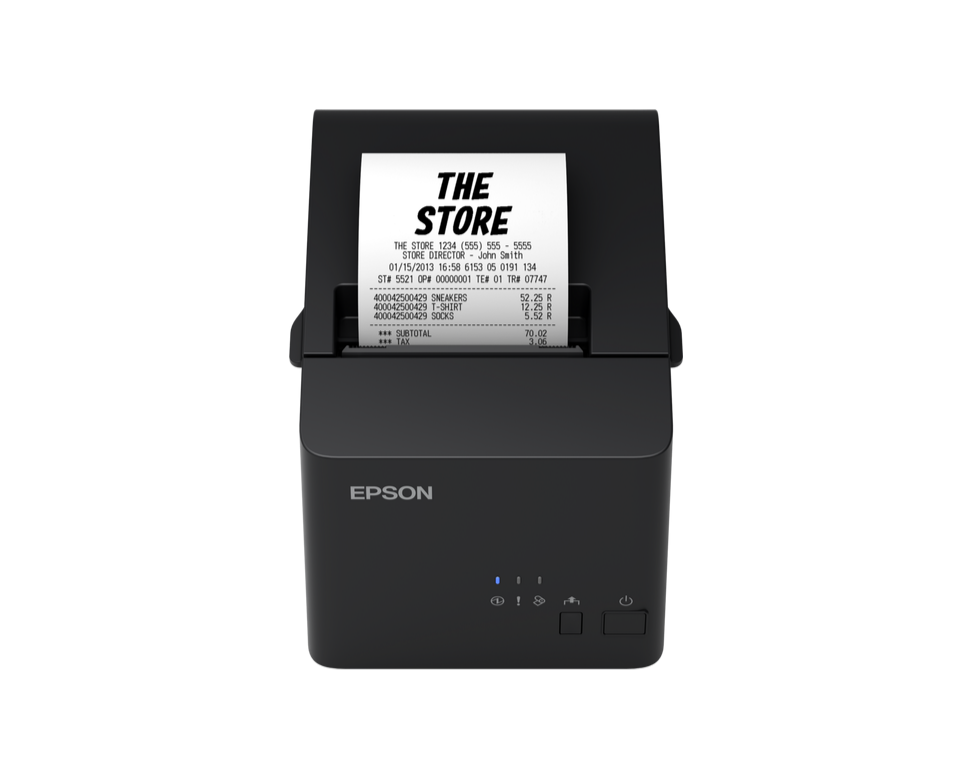 Imprimante de tickets POS Epson TM-T20X (051): USB + Serial, PS, Blk, UK (C31CH26051)