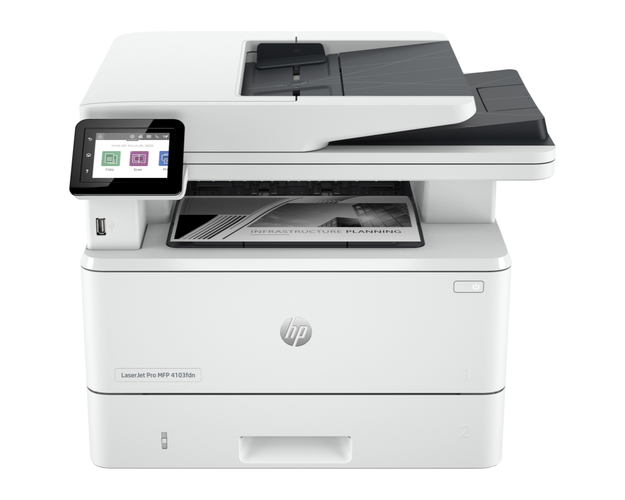 Imprimante Monochrome multifonction HP LaserJet Pro 4103fdn (2Z628A)