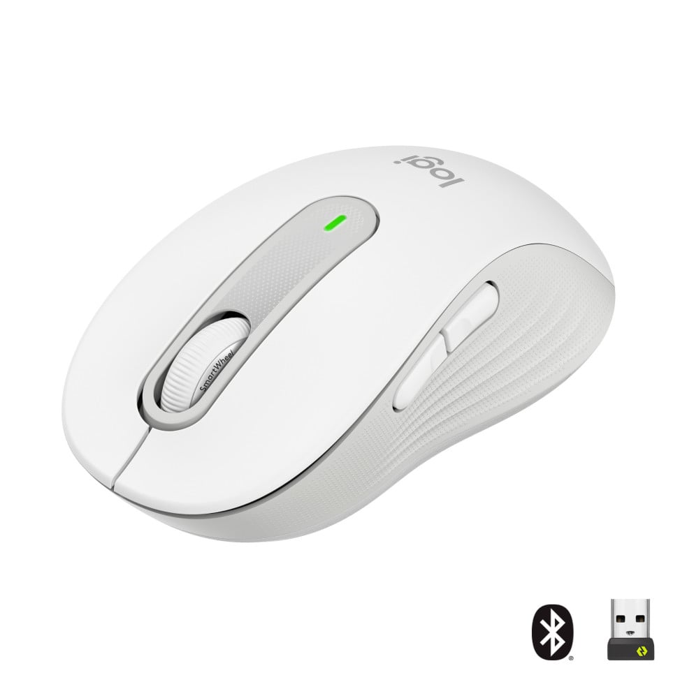 Logitech Signature M650 souris Droitier RF sans fil + Bluetooth Optique 2000 DPI (910-006255)