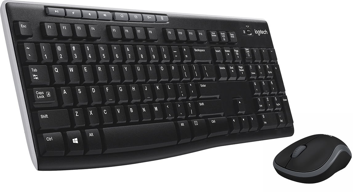 Logitech Wireless Desktop MK270 - Ensemble sans fil souris + clavier (AZERTY Français)