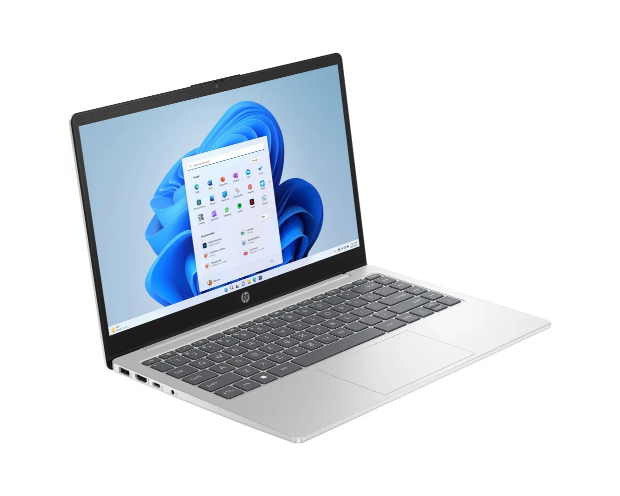 PC portable HP 14 i7-1355U 14"FHD 8 Go 512 Go SSD W11H Natural Silver (886J1EA)