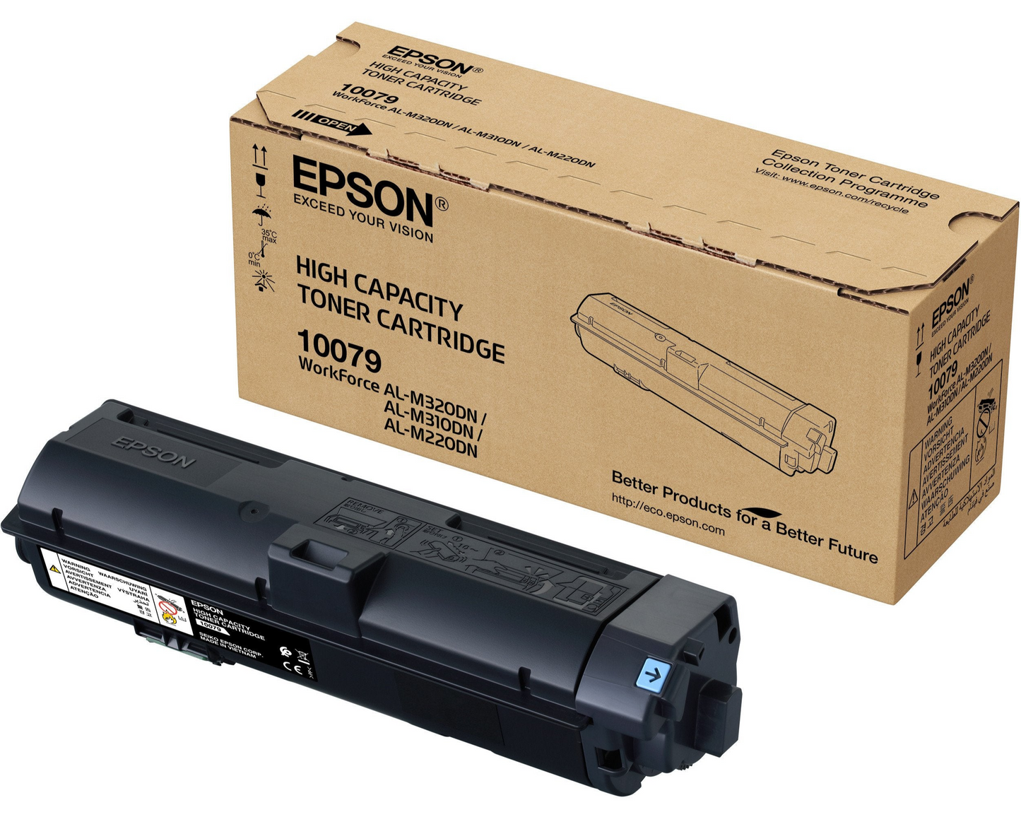 Toner Noir Haute Capacité pour Epson WorkForce AL-M 220/310/320 (C13S110079)