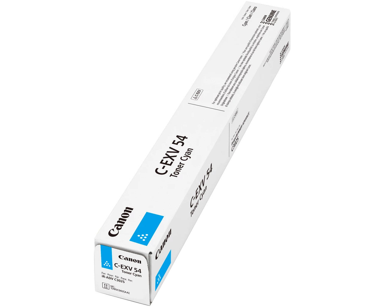 Canon C-EXV 54 Cyan - Toner Canon d'origine (1395C002AA)