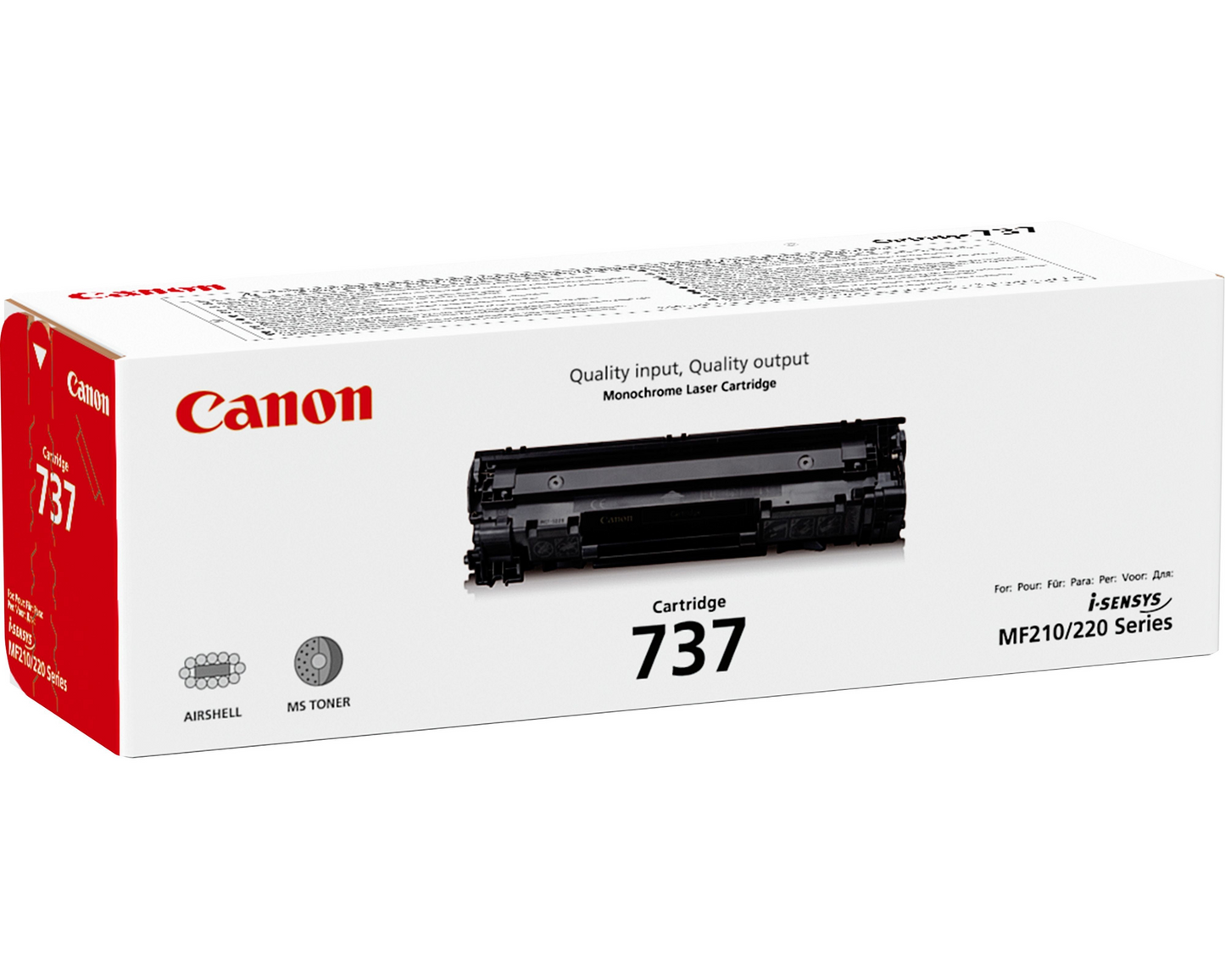 Canon 737 Noir - Toner Canon d'origine (9435B002AA)
