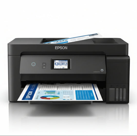 IMPRIMANTE EPSON ECOTANK COULEUR MFP L14150W 4EN1 A3 R/V 38 PPM ( PIG NOIR) 12M