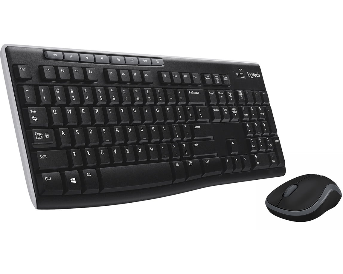 Logitech Wireless Desktop MK270 - Ensemble sans fil souris + clavier (AZERTY Français)