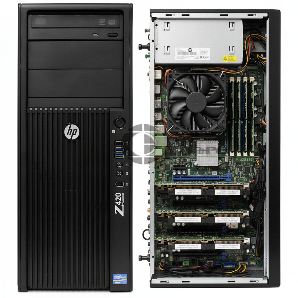 STATION DE TRAVAIL HP Z420 E5-1603 (2.8GHz) 8Go 2x500Go WIN7PRO