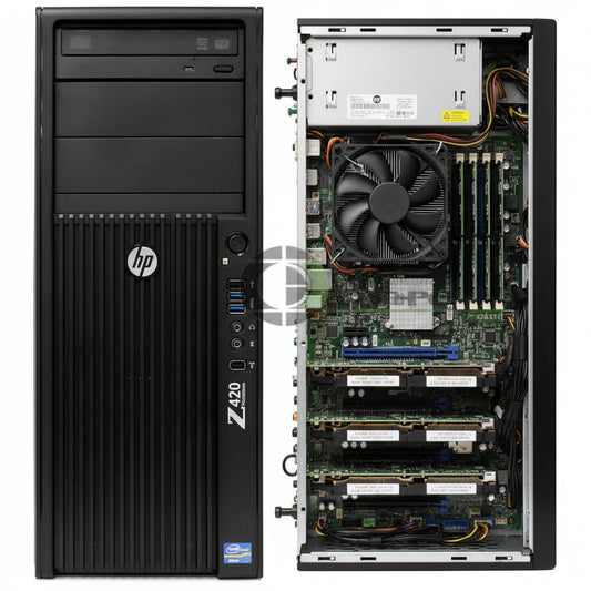 STATION DE TRAVAIL HP Z420 E5-1603 (2.8GHz) 8Go 2x500Go WIN7PRO